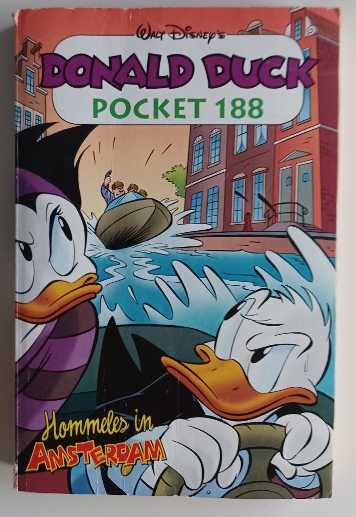 donald duck pocket 188 hommeles in amsterdam, Gelezen, Eén stripboek, Ophalen of Verzenden, Disney