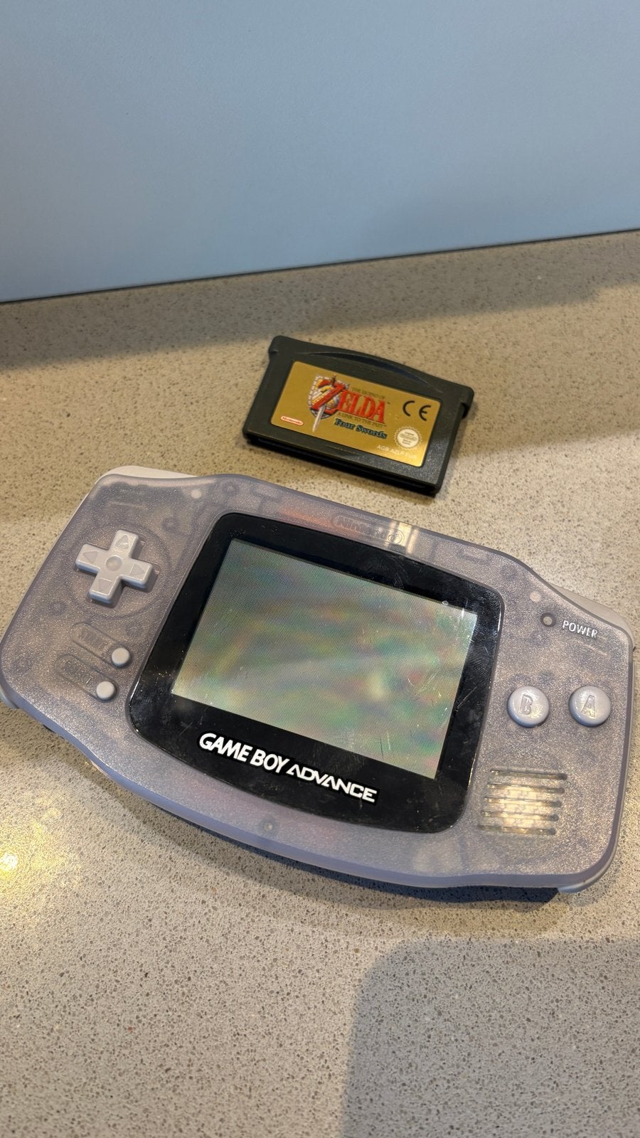 Game Boy Advance met Zelda: A Link to the Past/Four Swords, Gebruikt, 1 speler, Ophalen of Verzenden, Role Playing Game (Rpg)
