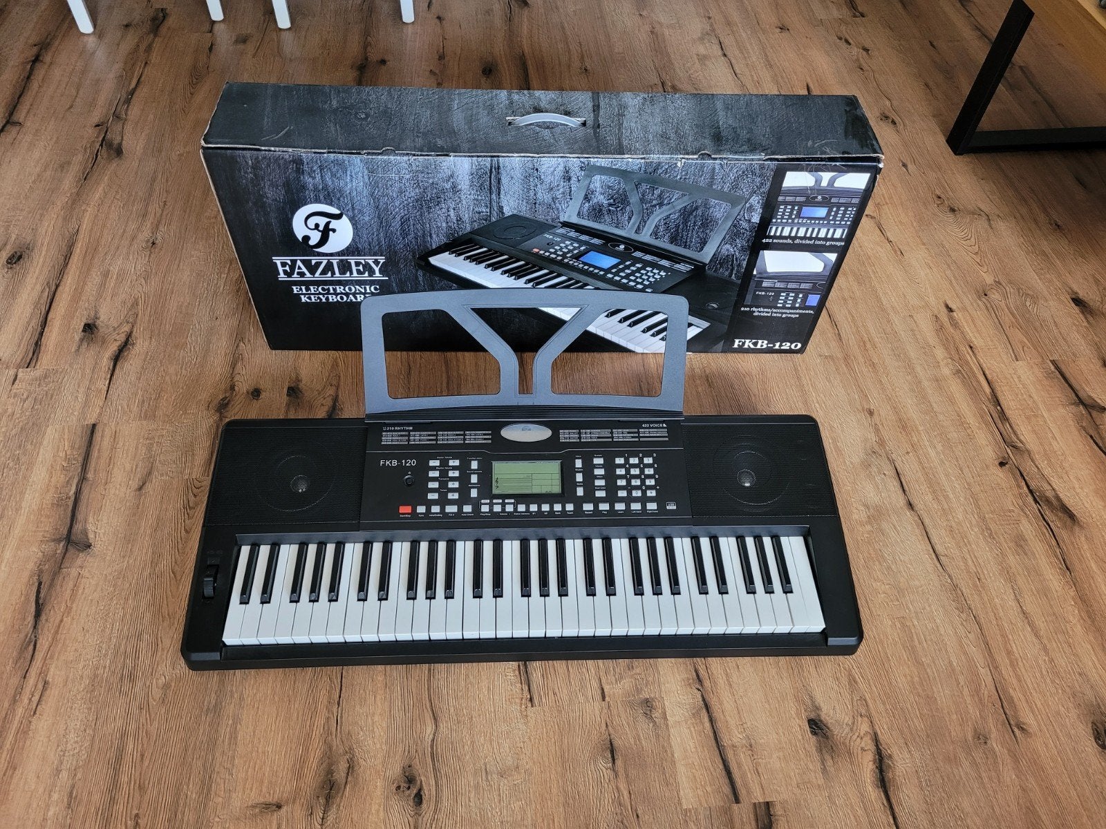 Fazley FKB-120 Elektronisch Keyboard met standaard, Overige merken, 61 toetsen, Ophalen of Verzenden, Zo goed als nieuw