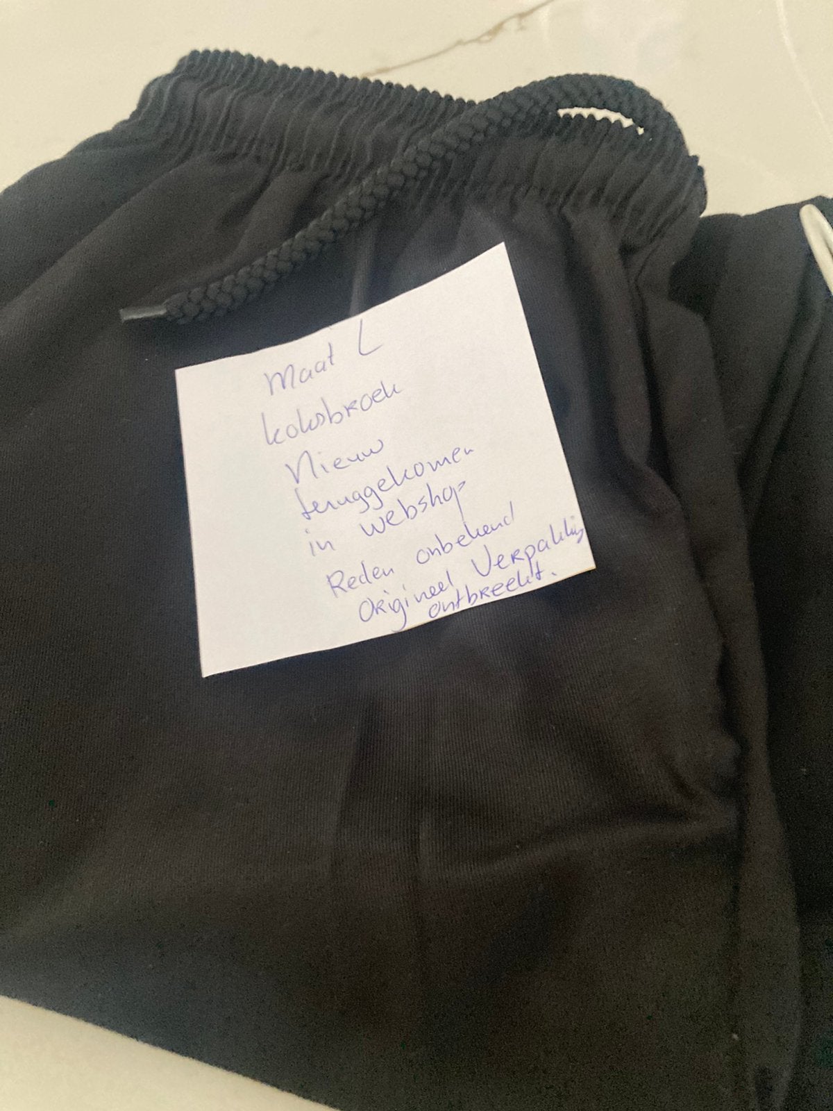 Nieuwe koksbroek maat L, Kleding | Heren, Ophalen of Verzenden, Nieuw
