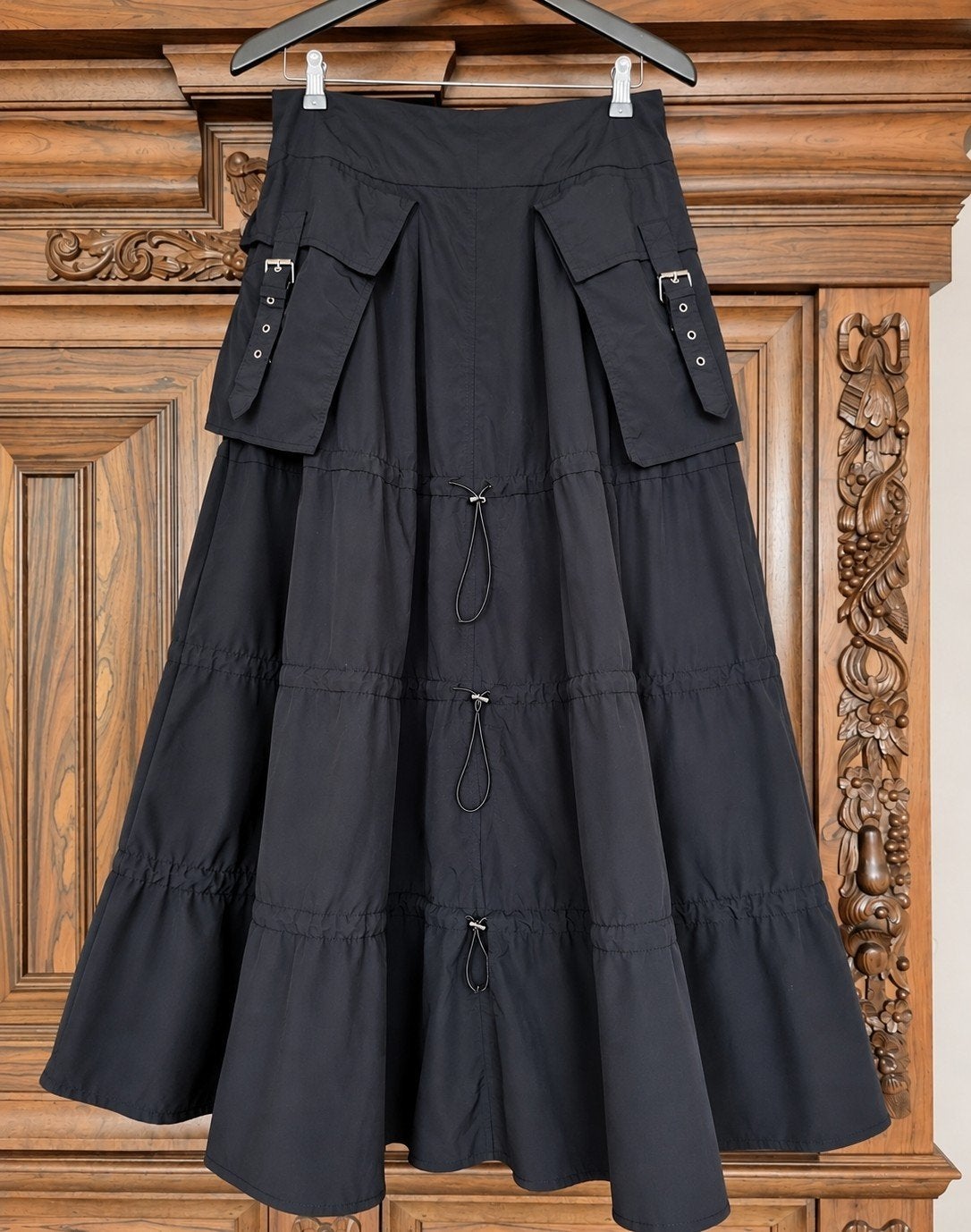 BITTE KAI RAND Lange Rok Maat 42 WP260, Kleding | Dames, BITTE KAI RAND, Zwart, Maat 42/44 (L), Ophalen of Verzenden