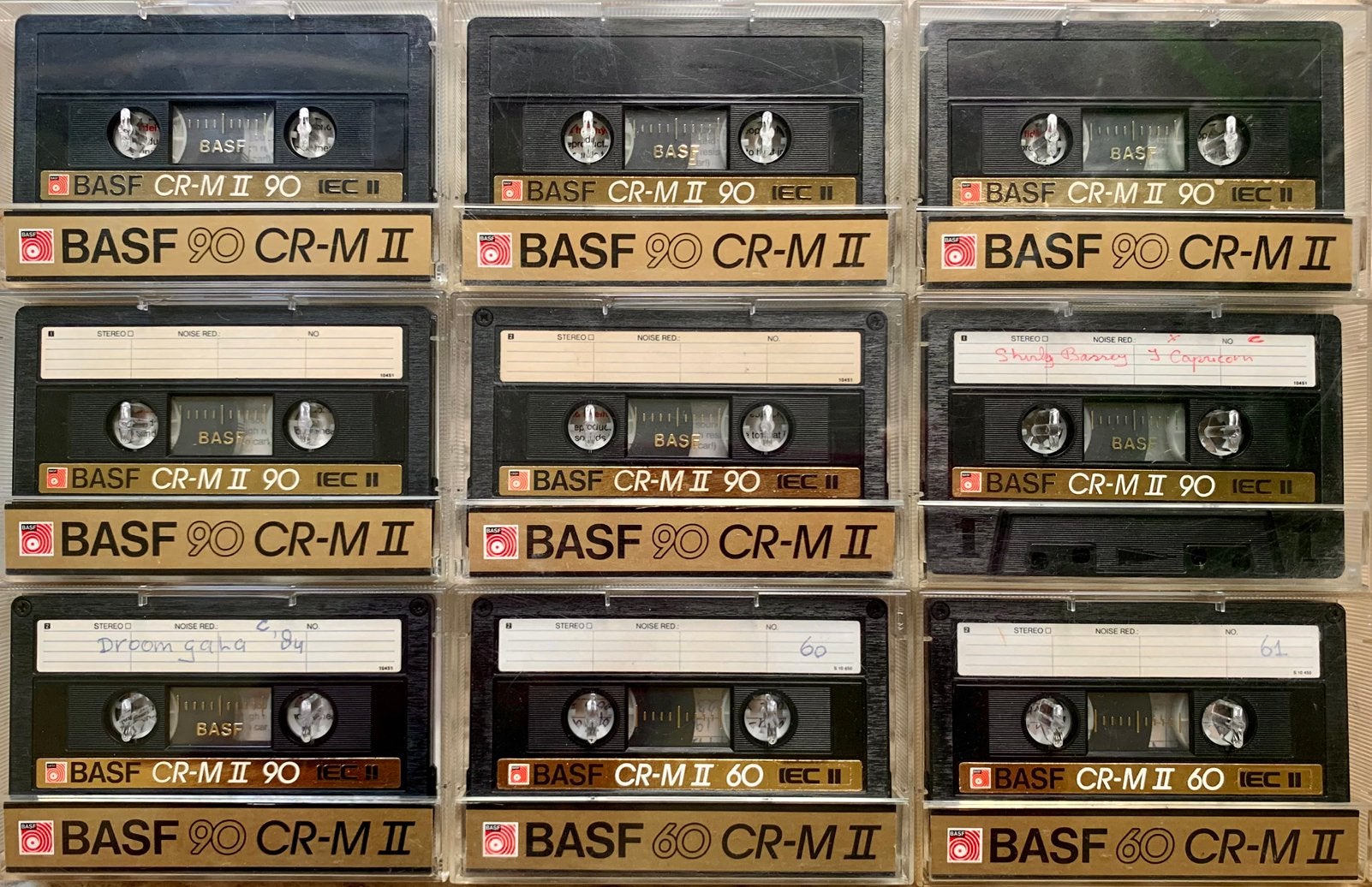 11 BASF Chrome Maxima II 90 60 CRMII cassettebandjes C90 C60, Gebruikt, Carl-Bosch-Straße 38⁩ 67063 Ludwigshafen am Rhein Duitsland