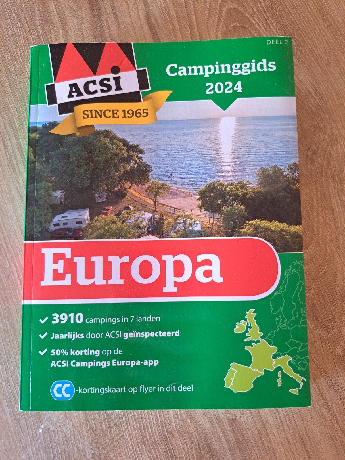 ACSI Campinggids Europa 2024 Deel 2, Ophalen of Verzenden, Zo goed als nieuw, Europa, Campinggids