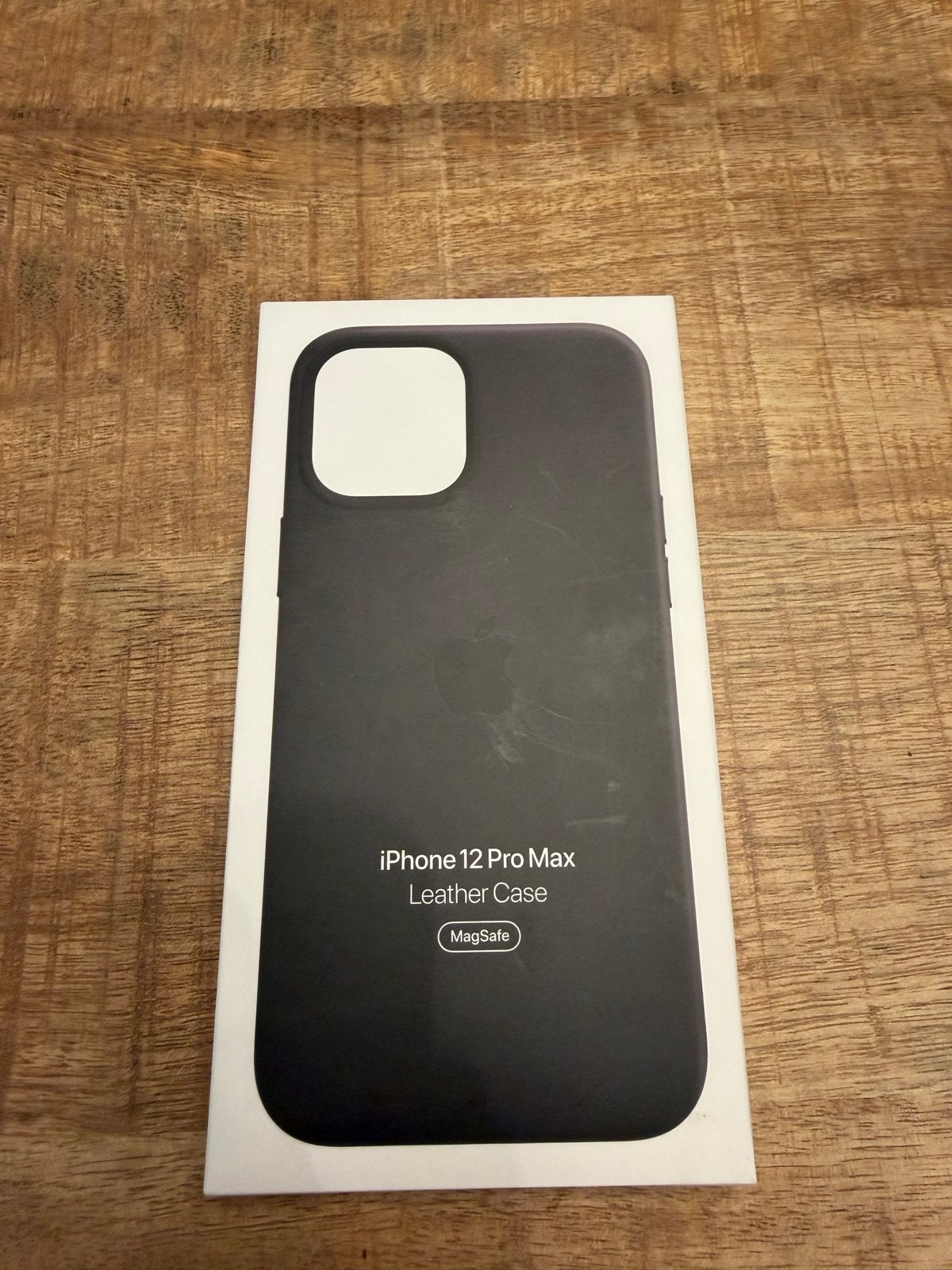 Nieuw iPhone 12 Pro Max Leren Hoesje met MagSafe, Zwart, MagSafe, Nieuw, Hoesje of Tasje