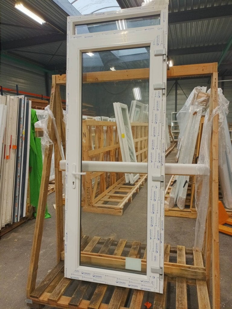 Kunststof Buitendeur b98 x h262,5 cm  -2097-, Niet ingevuld, Kunststof, 80 tot 100 cm, 215 cm of meer