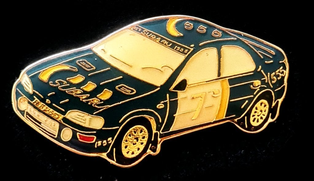 Subaru Impreza WRC -7- pin, Verzenden, Nieuw, Transport, Speldje of Pin