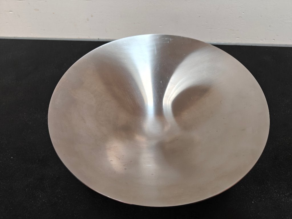 RVS schaal Georg Jensen, Op voet, Schaal, Ophalen of Verzenden, Zo goed als nieuw
