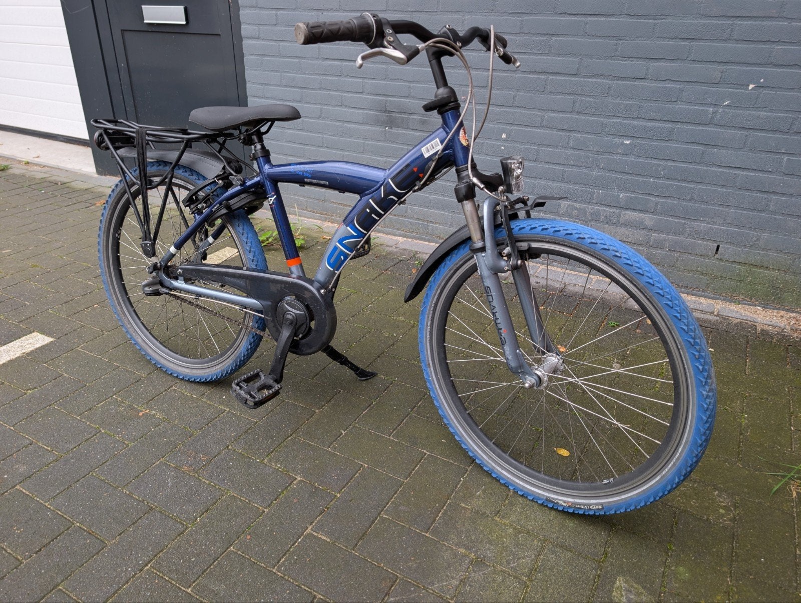 Batavus snake 24 inch met 3 versnellingen en led verlichting, Ophalen, Velgrem, Versnellingen, Batavus