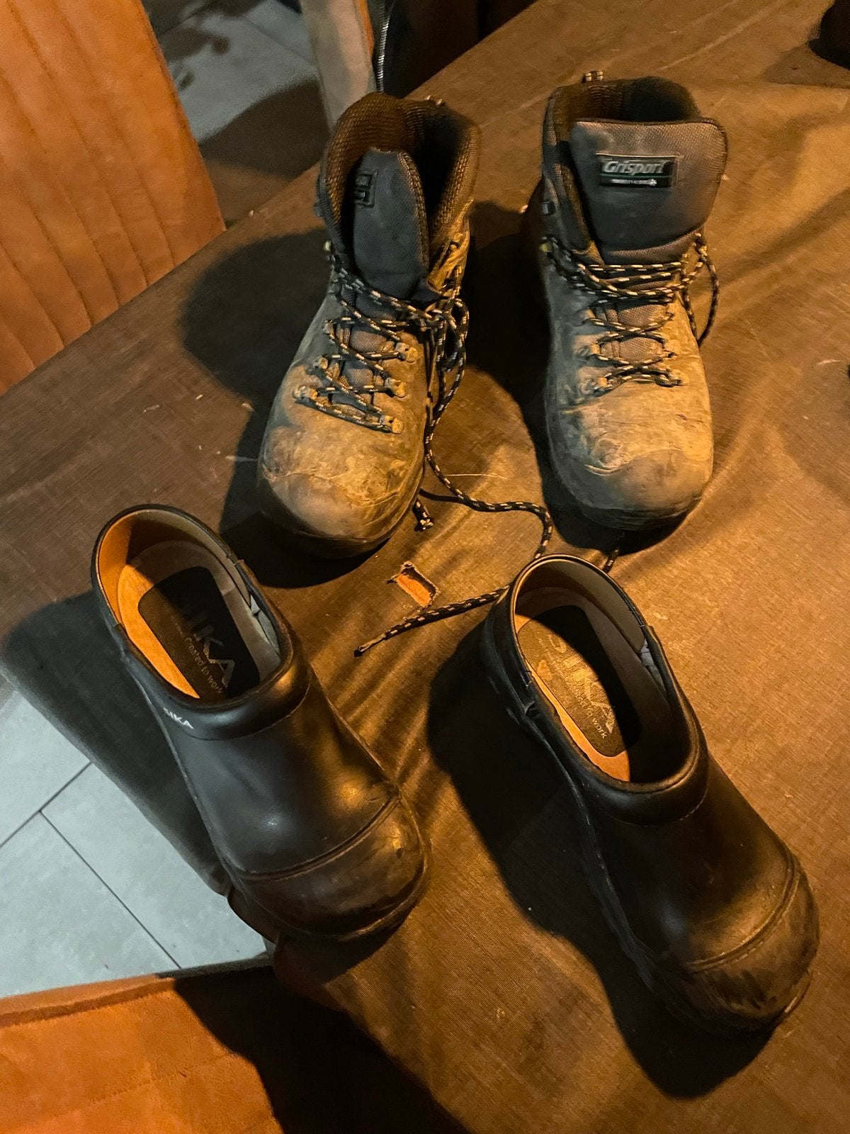 Werkschoenen met stalen neuzen, Ophalen of Verzenden, Gedragen, Zwart, Werkschoenen