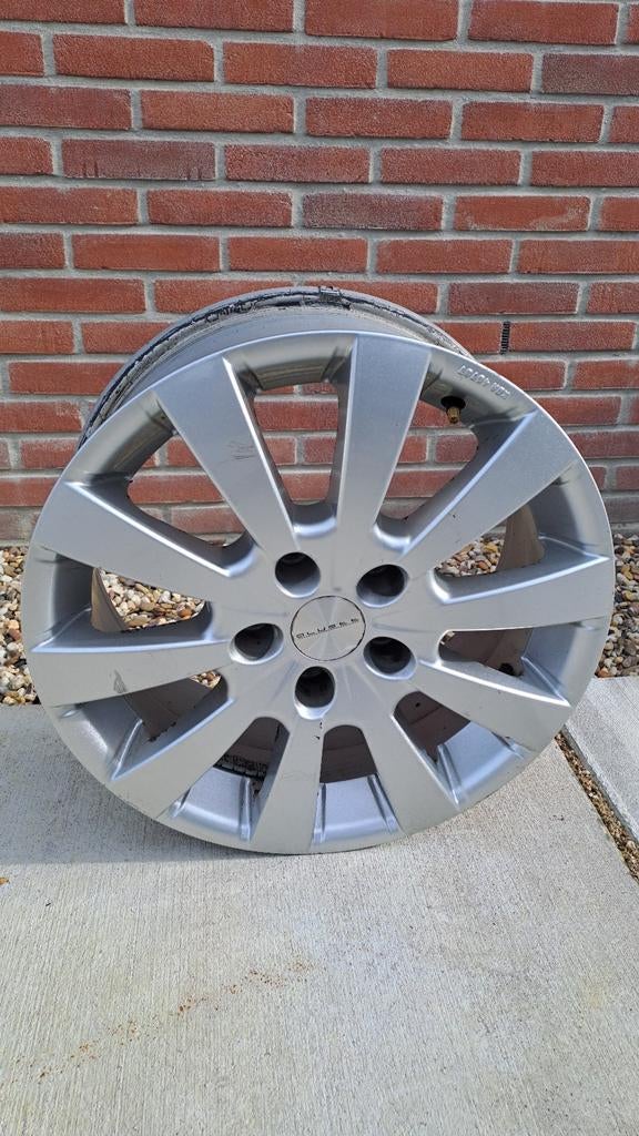 4x 16" lichtmetalen velg, Ophalen, Gebruikt