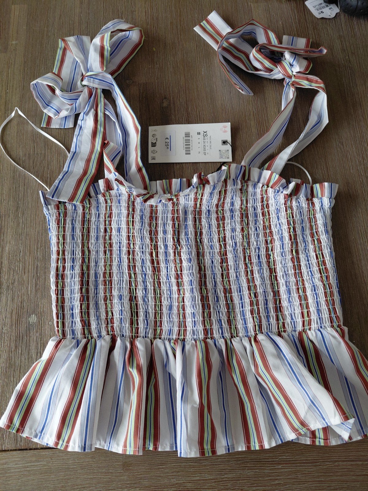 topje XS Zara, Ophalen of Verzenden, Zo goed als nieuw, Zonder mouw, Maat 34 (XS) of kleiner