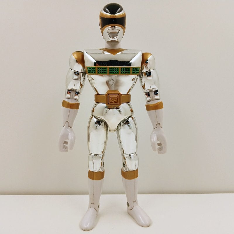 Power Rangers Lost Galaxy Silver Ranger Bandai 1998, Ophalen of Verzenden, Zo goed als nieuw