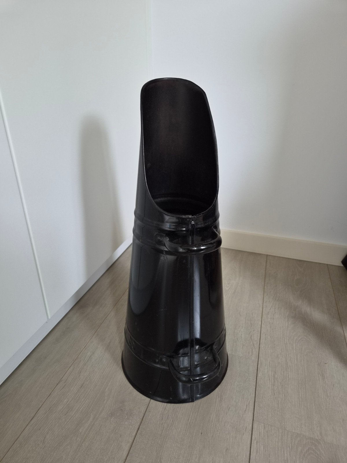 Zwarte kolenemmer / haardemmer - 57 cm hoog, Ophalen, Gebruikt, Vrijstaande haard, Overige soorten