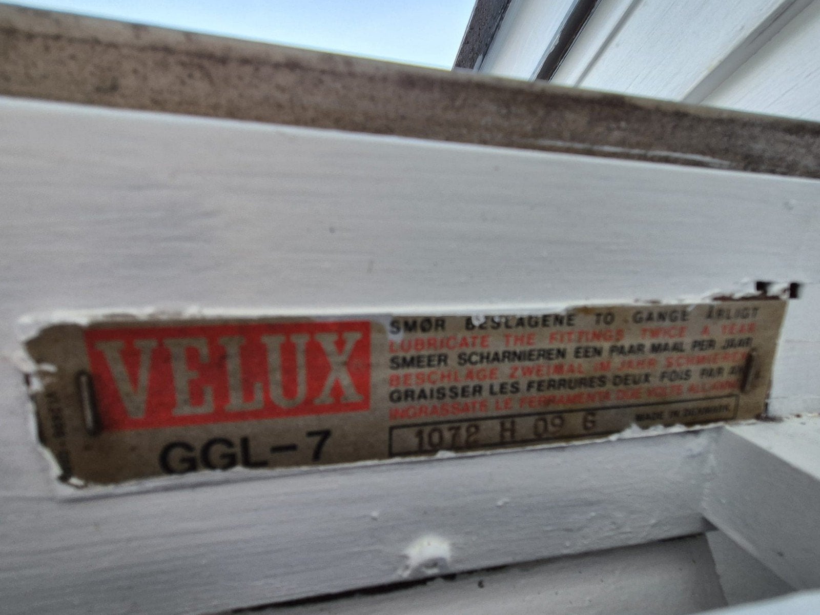 Luxaflex voor Velux dakraam type GGL-7 - Zo goed als nieuw, Ophalen, Zo goed als nieuw, Wit