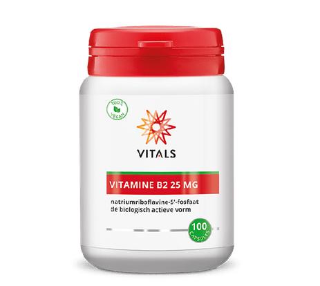 Vitamine B2 25mg van Vitals (100caps) Ongeopend. Bieden., Ophalen, Nieuw, Overige typen