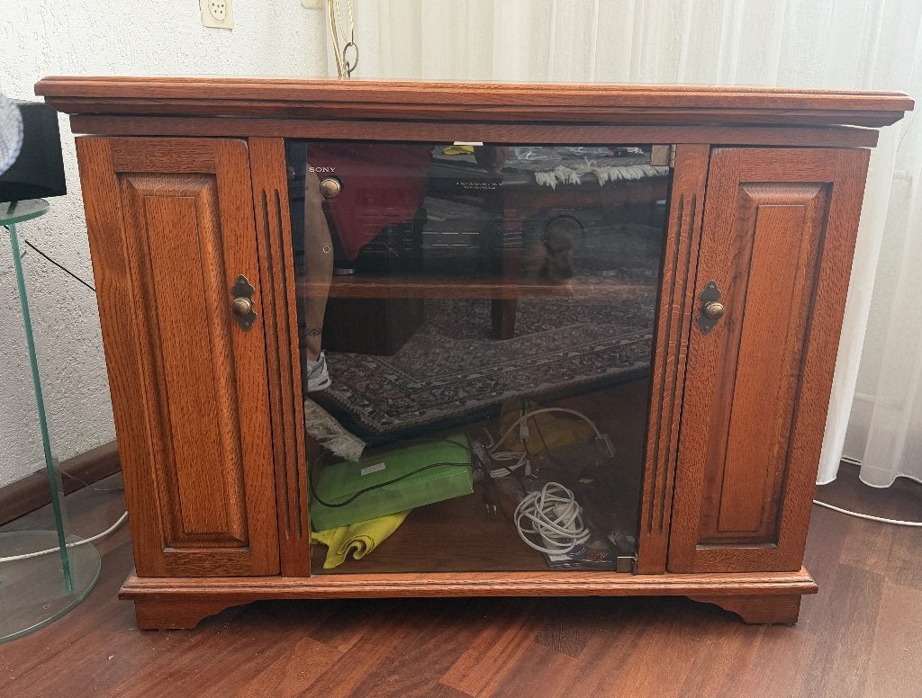 TV kast met draaibaar bovenblad, Huis en Inrichting, Kasten | Televisiemeubels, Ophalen, 50 tot 100 cm, Zo goed als nieuw, Minder dan 100 cm