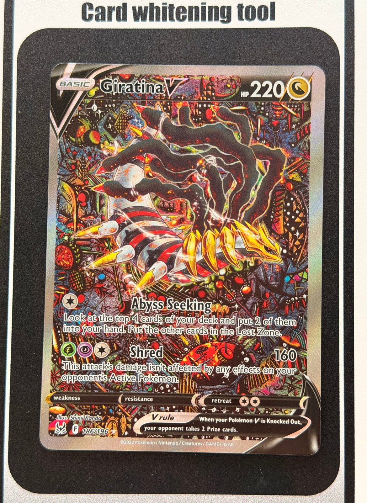 Giratina alt art Lost origin #186, Ophalen of Verzenden, Zo goed als nieuw