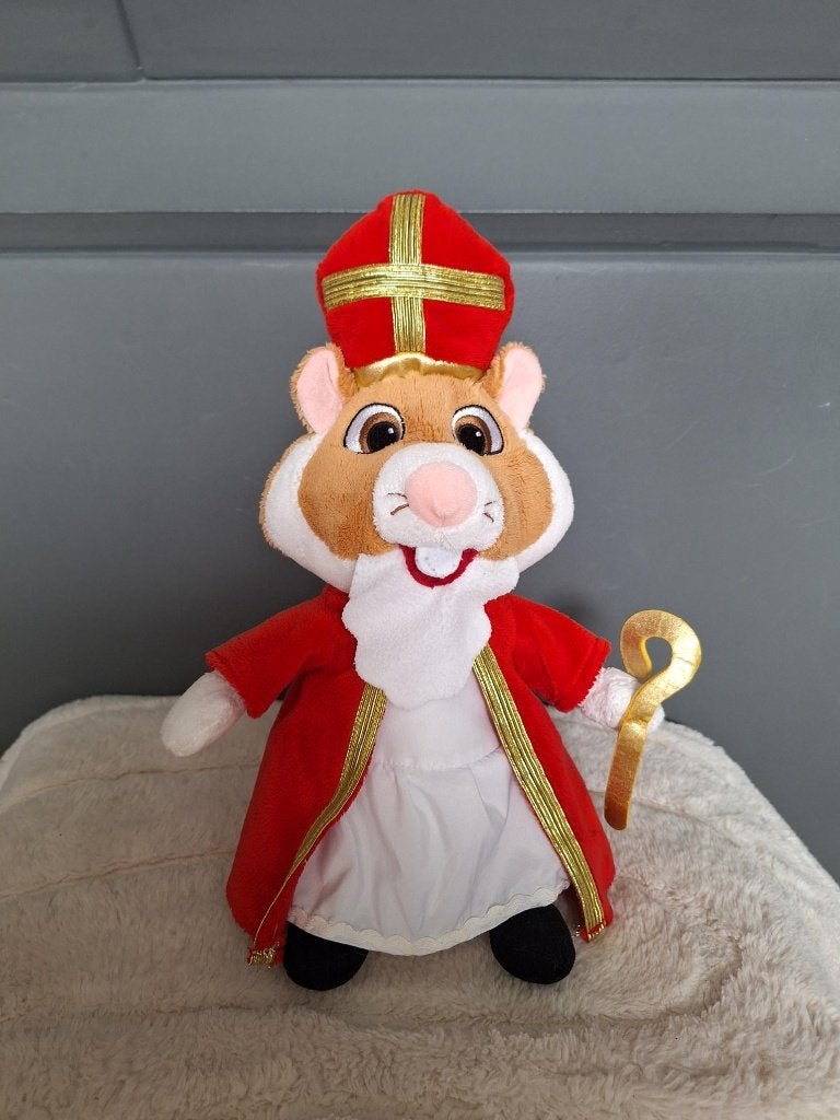 AH hamster sinterklaas met staf, Ophalen of Verzenden, Zo goed als nieuw, Overige typen, Albert Heijn
