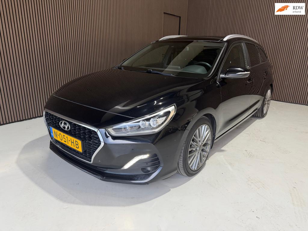 Hyundai I30 Wagon Automaat/vol optie 1.4 T-GDI Premium, Euro 6, 4 cilinders, Zwart, I30