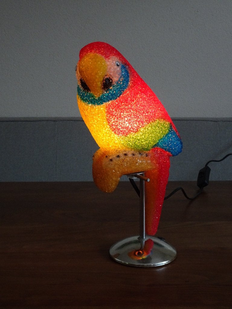 Melted Popcorn Lamp Papegaai, Ophalen of Verzenden, Huis en Inrichting