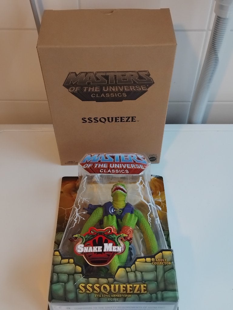 MOTU Classics SSSQEEZE, zgan in originele verpakking, Ophalen of Verzenden, Zo goed als nieuw