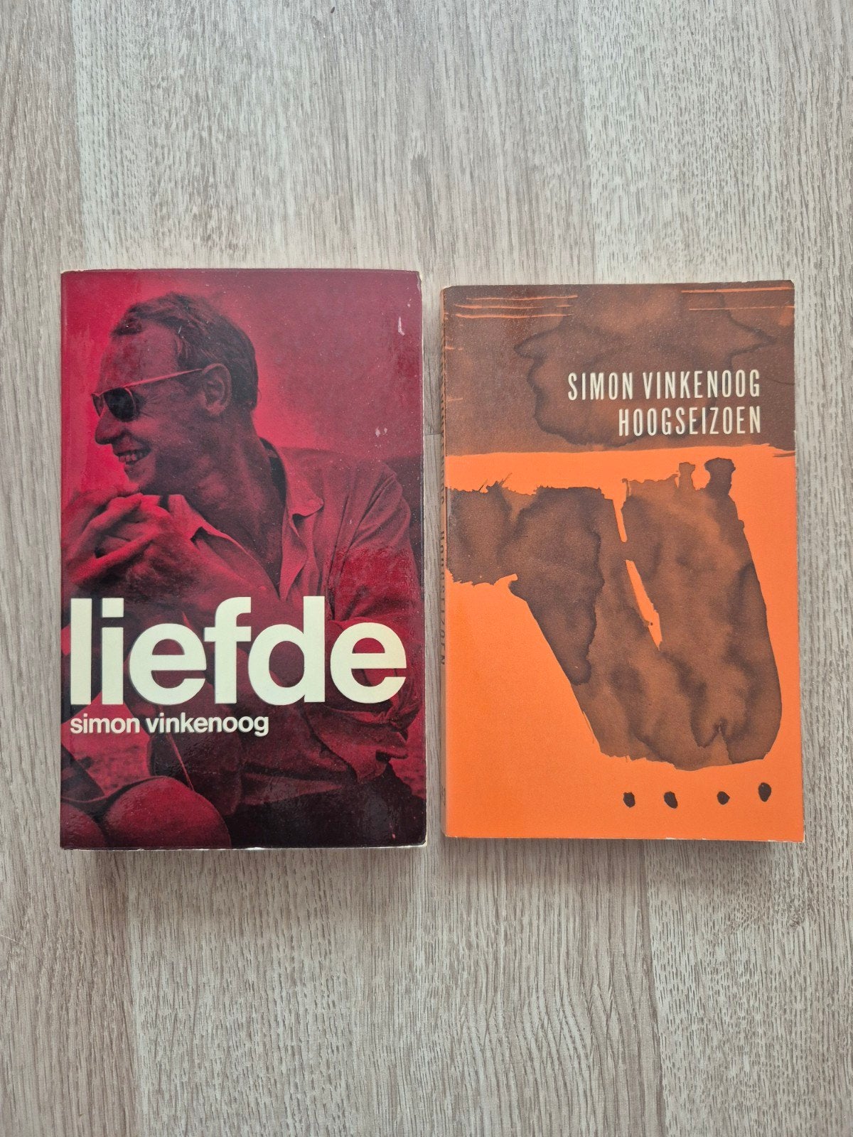 2x Simon Vinkenoog - Liefde (1e druk 1965) & Hoogseizoen (19, Ophalen of Verzenden, Gelezen