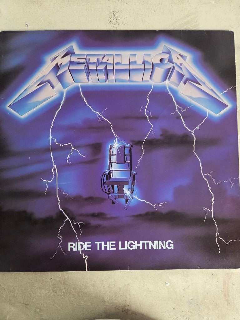 Hardrock/Metal lp METALLICA: RIDE THE LIGHTNING, Cd's en Dvd's, Vinyl | Hardrock en Metal, LP, Gebruikt, Power metal, 12 inch