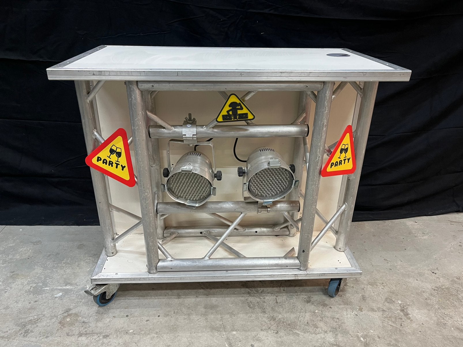 Compacte witte dj booth, Ophalen, Gebruikt, Dj-set, Overige merken