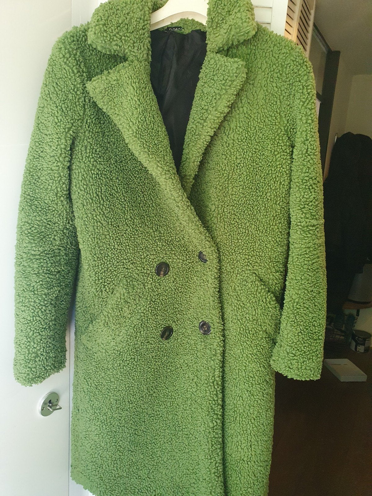 teddy jas, Ophalen of Verzenden, Zo goed als nieuw, Maat 38/40 (M), Groen