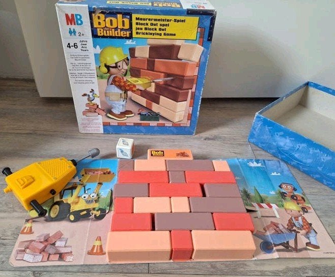 Bob de Bouwer spel MB, Een of twee spelers, Ophalen of Verzenden, Gebruikt, MB