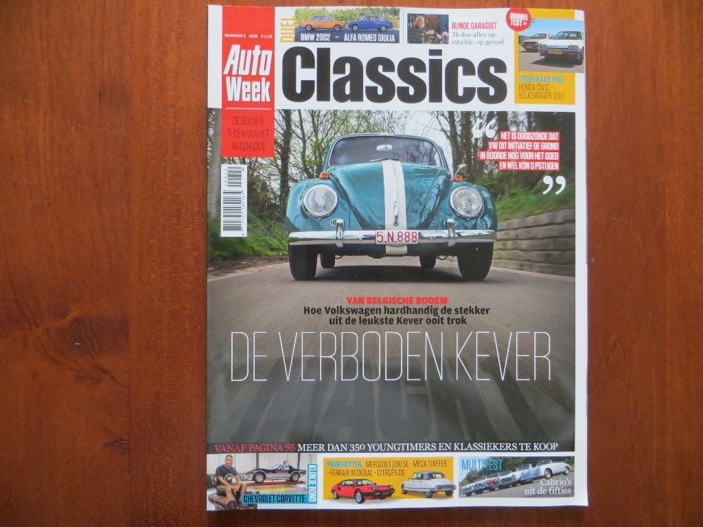 Autoweek Classics 8 2020 BMW 2002, Alfa Romeo Giulia, DS 21, Ophalen of Verzenden, Nieuw, BMW