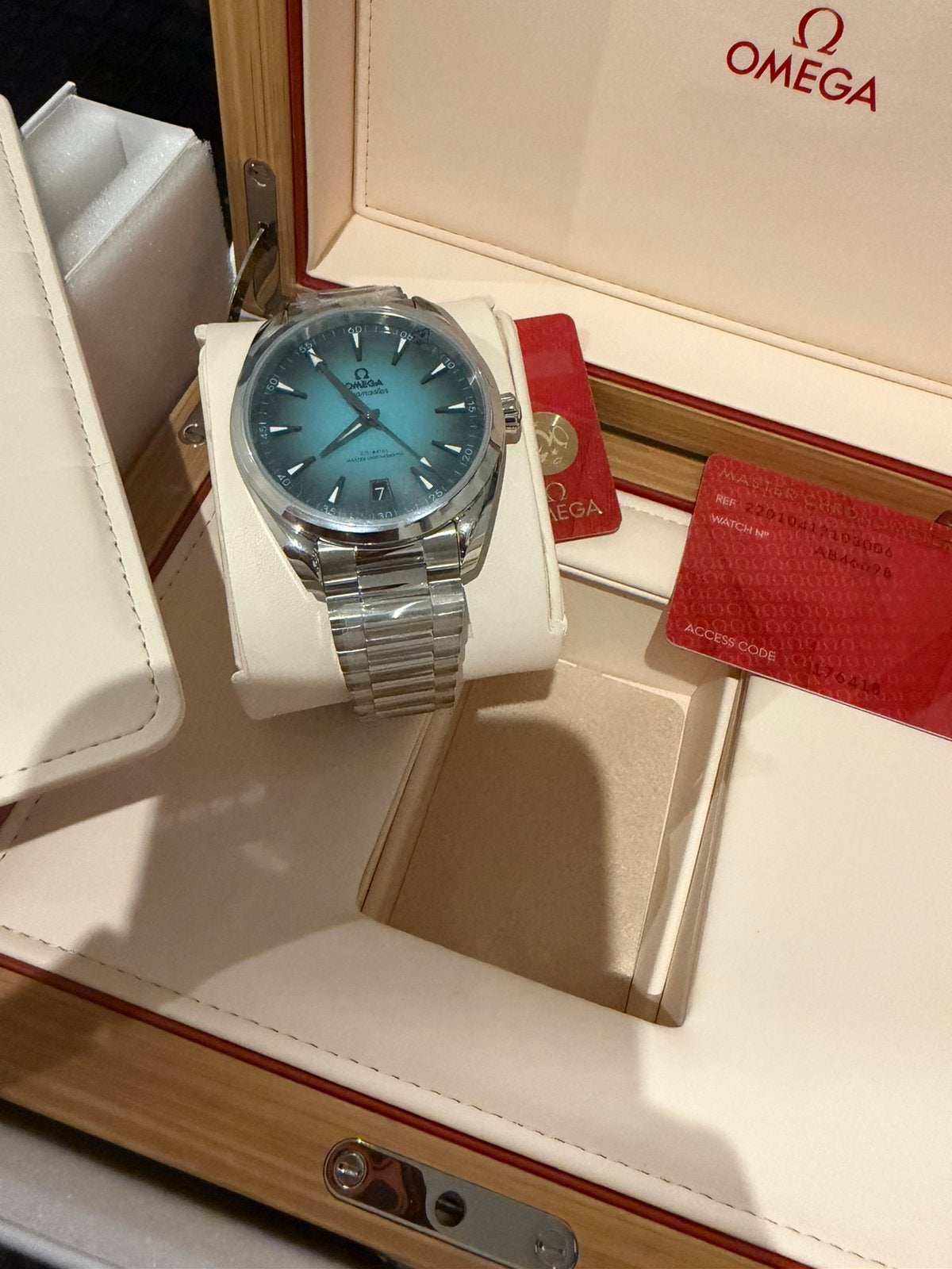 Omega Seamaster Aqua Terra 150M 41mm –Turquoise Dial – Nieuw, Polshorloge, Nieuw, Ophalen of Verzenden, Omega