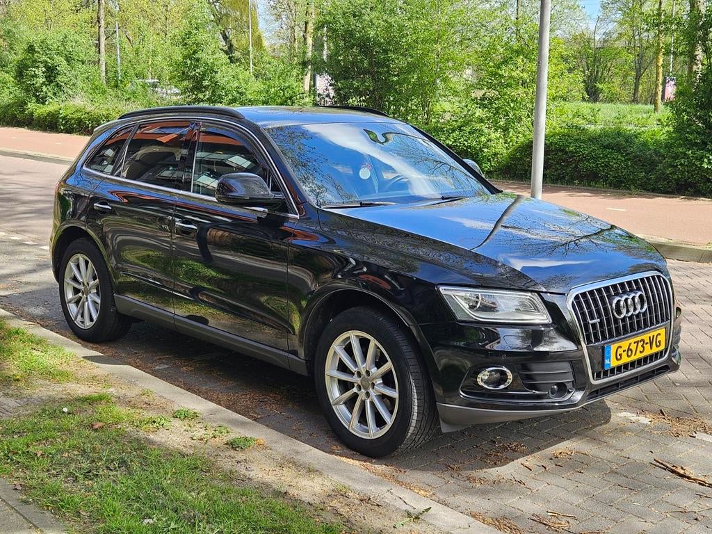 Audi Q5 2.0 Tfsi 8 traps 169KW Quattro S-tronic 2016 Zwart, Auto's, Audi, Particulier, Q5, 4x4, ABS, Adaptieve lichten, Adaptive Cruise Control