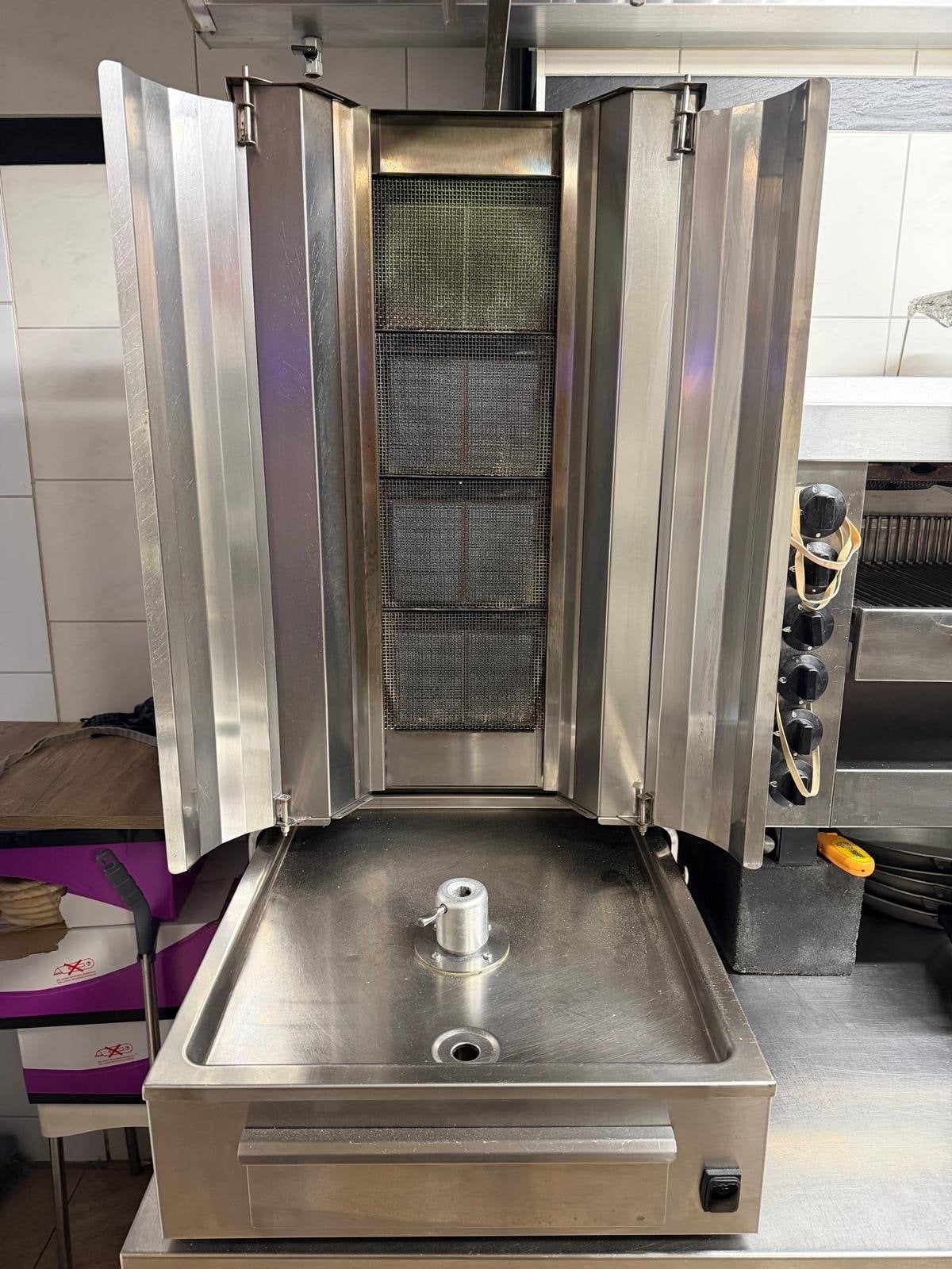 Maxima Horeca Doner & Shoarma Grill op Gas (max 70kg), Ophalen of Verzenden, Gebruikt, Fornuis, Frituur en Grillen