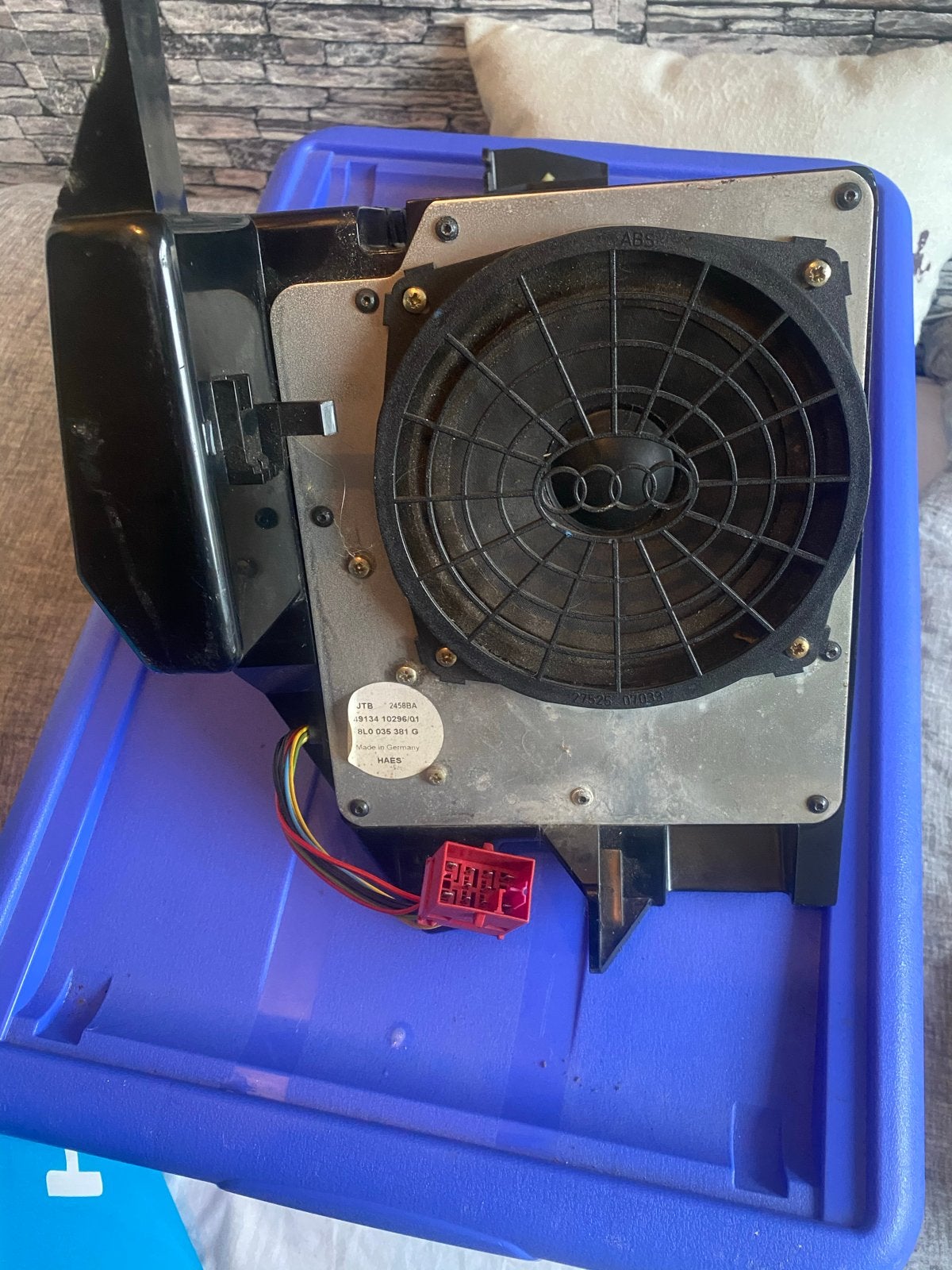 Subwoofer audi a3, Ophalen of Verzenden, Gebruikt