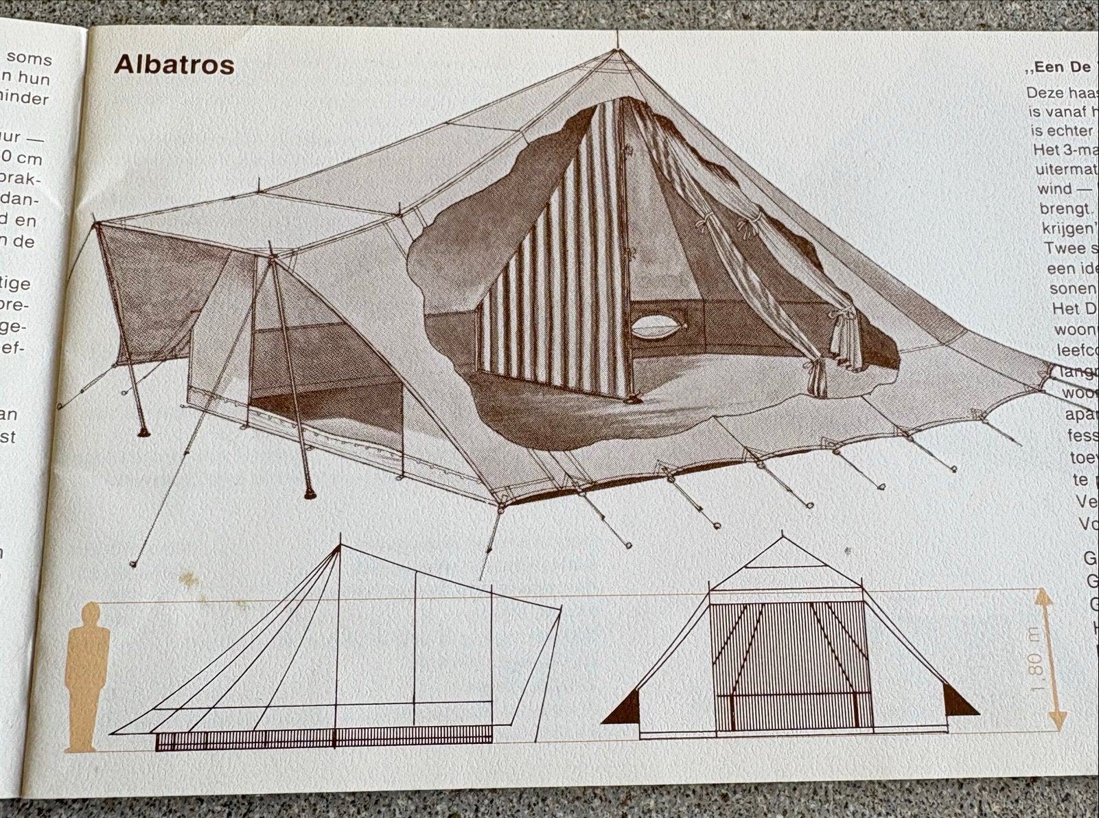 De Waard Albatros Tent - Klassieke Familie Tent, Ophalen, Gebruikt, Tot en met 6