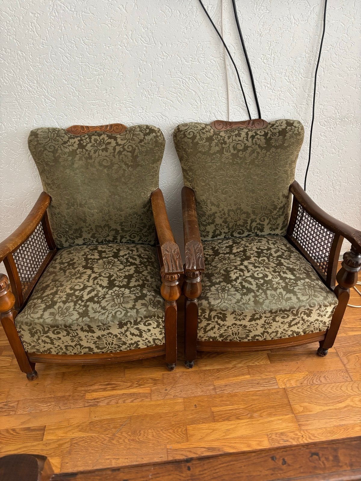 Antieke fauteuils - Set van 2, Antiek en Kunst, Ophalen of Verzenden