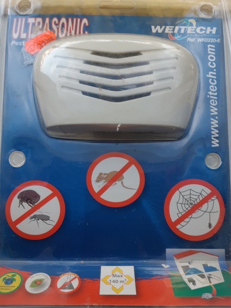Weitech WK0220-E Ultrasone Ongedierteverjager, Ophalen of Verzenden, Nieuw