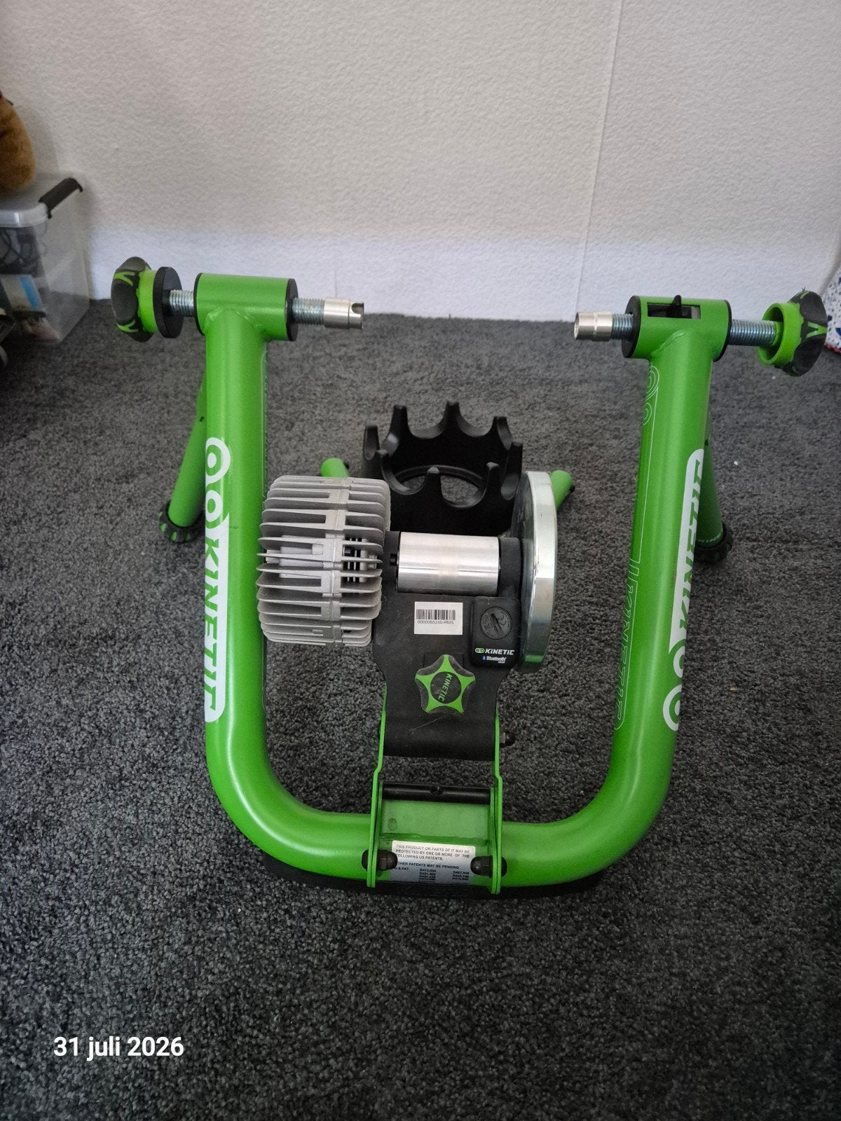 Kinetic eliptogo / fietstrainer met Bluetooth sensor, Minder dan 10 versnellingen, Aluminium, Zo goed als nieuw, Ophalen