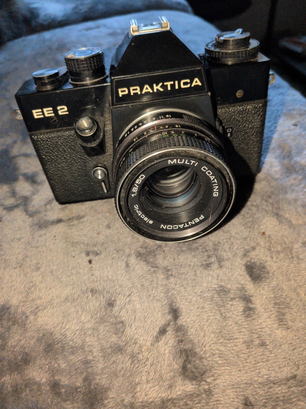 Praktica EE 2 Spiegelreflexcamera met Pentacon lens, Ophalen of Verzenden, Gebruikt, Spiegelreflex, Overige Merken