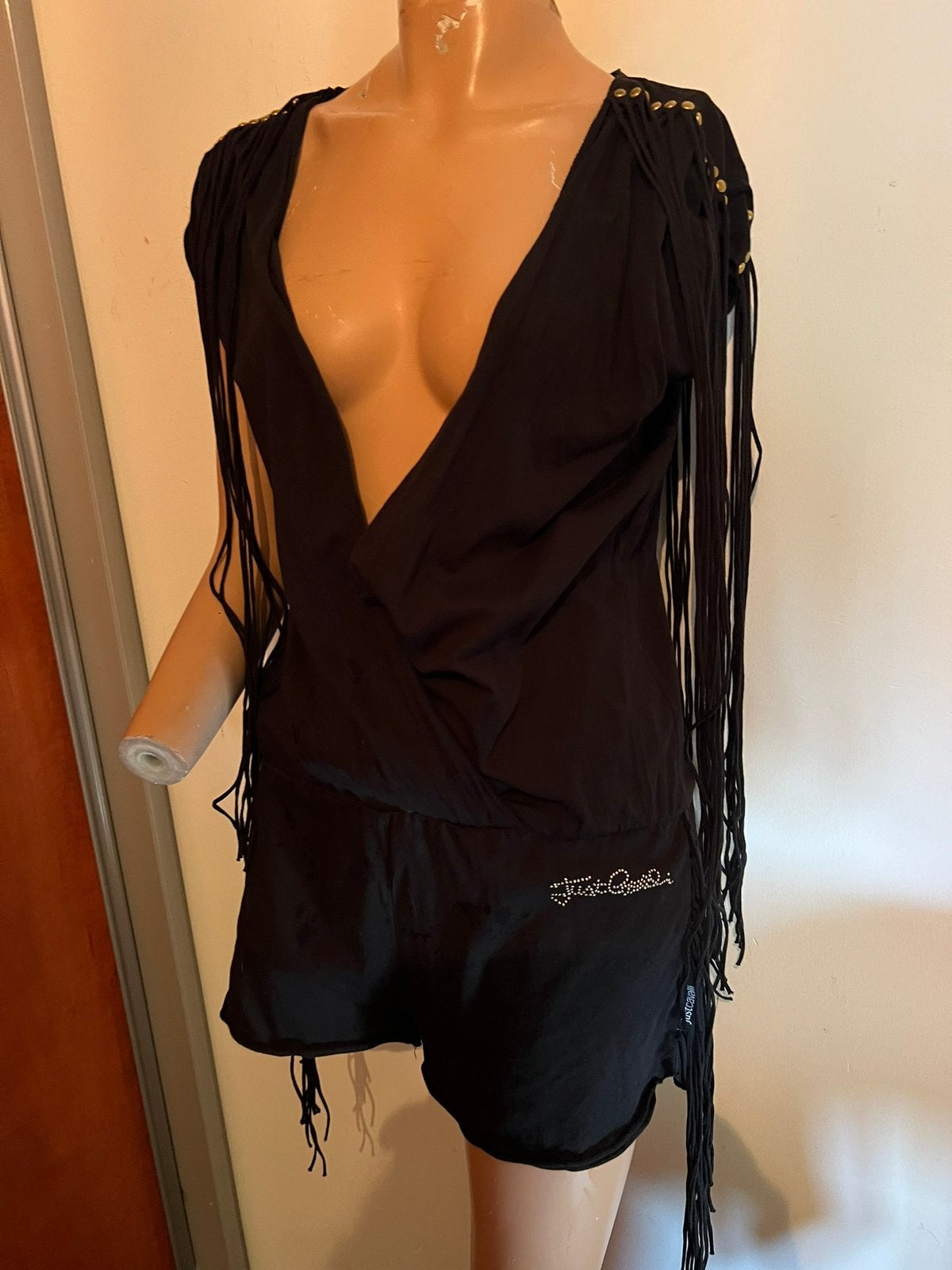 CAVALLI jumpsuit maat M origineel ZGAN, Maat 38/40 (M), G, Zwart, G