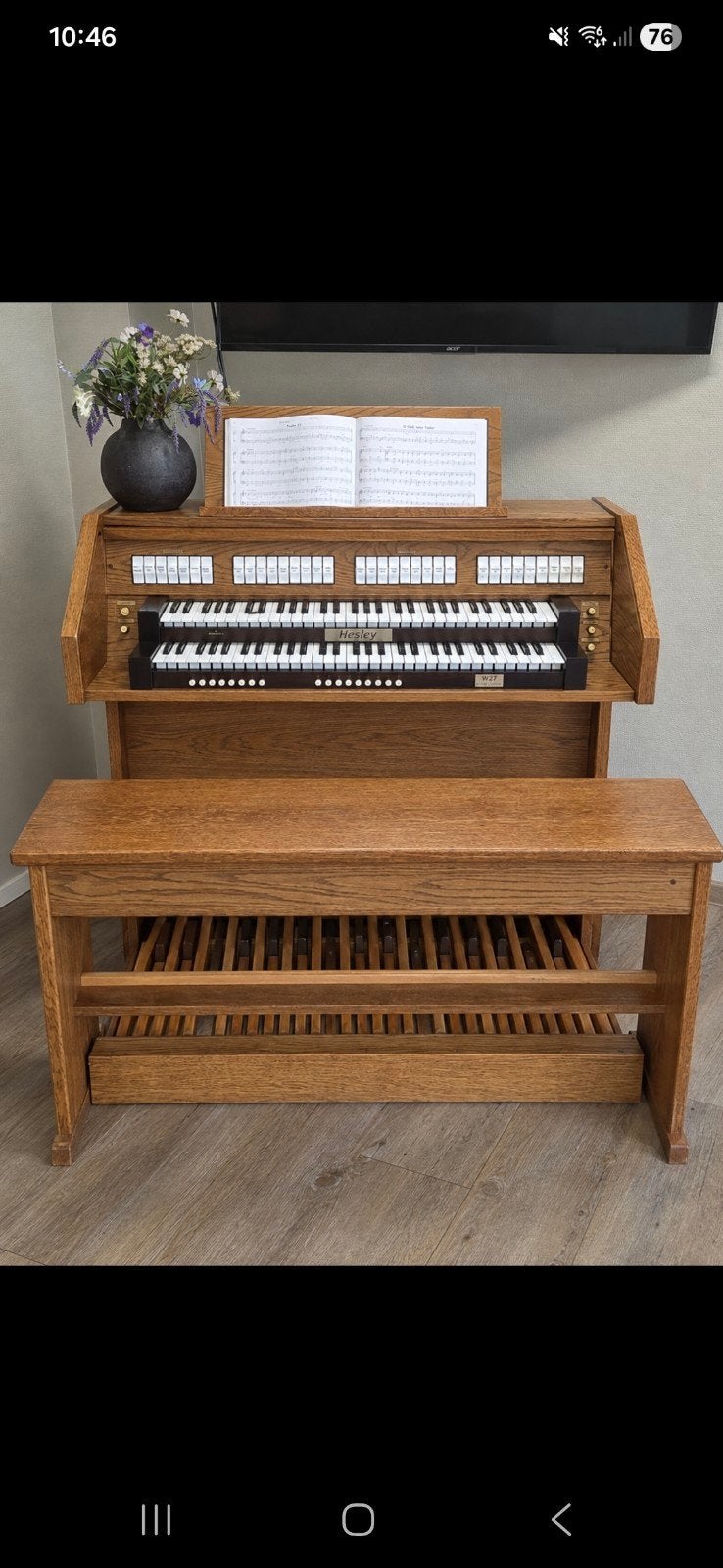 Orgel merk wesley, Ophalen, Gebruikt, 2 klavieren, Orgel