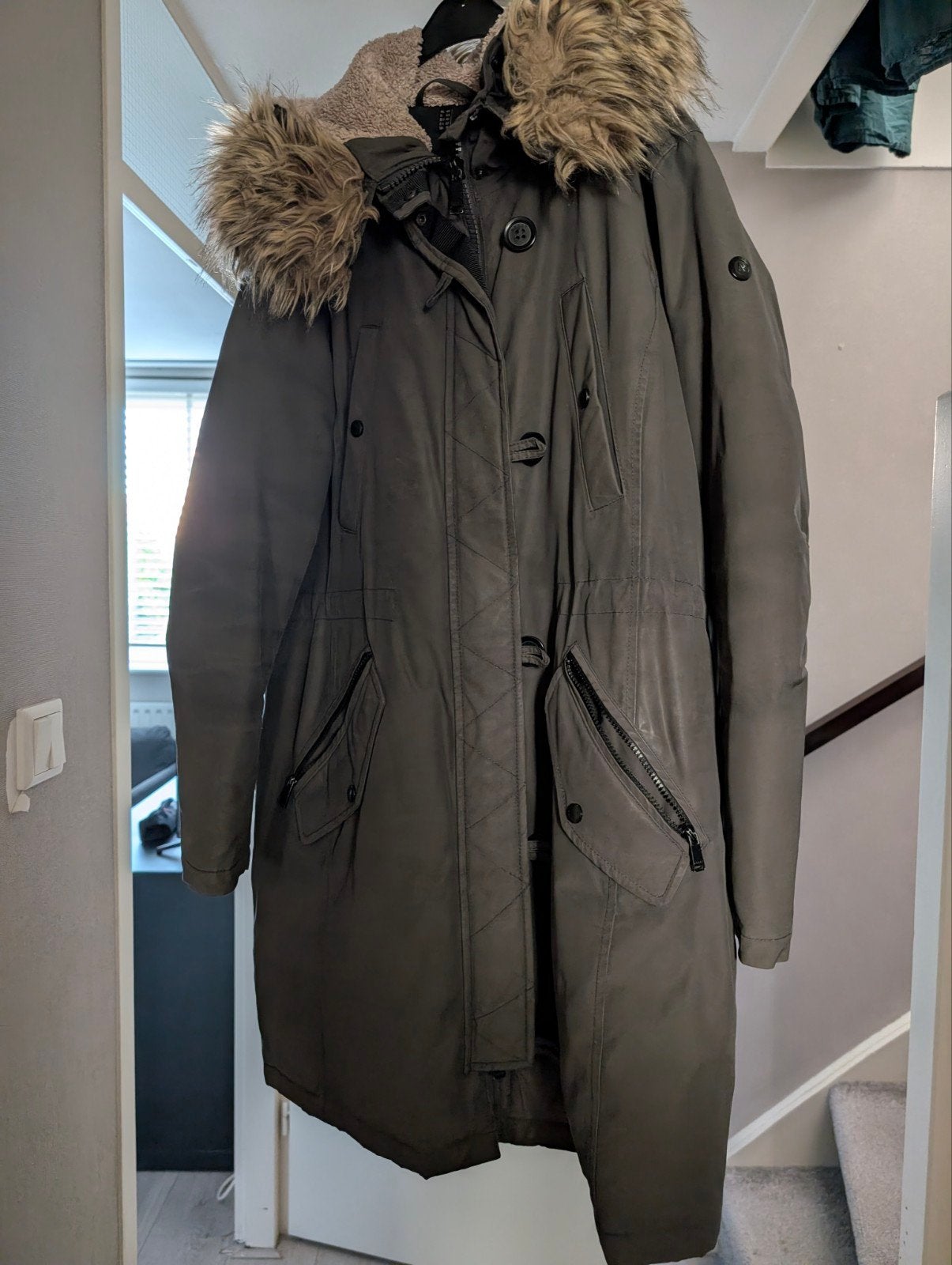 Reset Gavina winterjas met donsvulling en teddy voering, Kleding | Dames, Maat 42/44 (L), Ophalen of Verzenden, Zo goed als nieuw