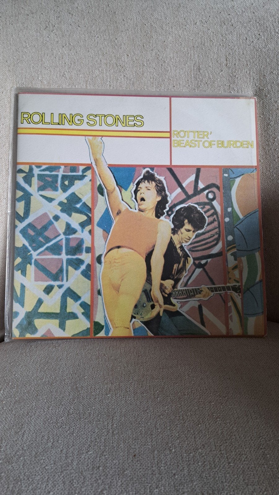 rolling stones live rotterdam 1982, Ophalen of Verzenden, Zo goed als nieuw, 12 inch, Poprock