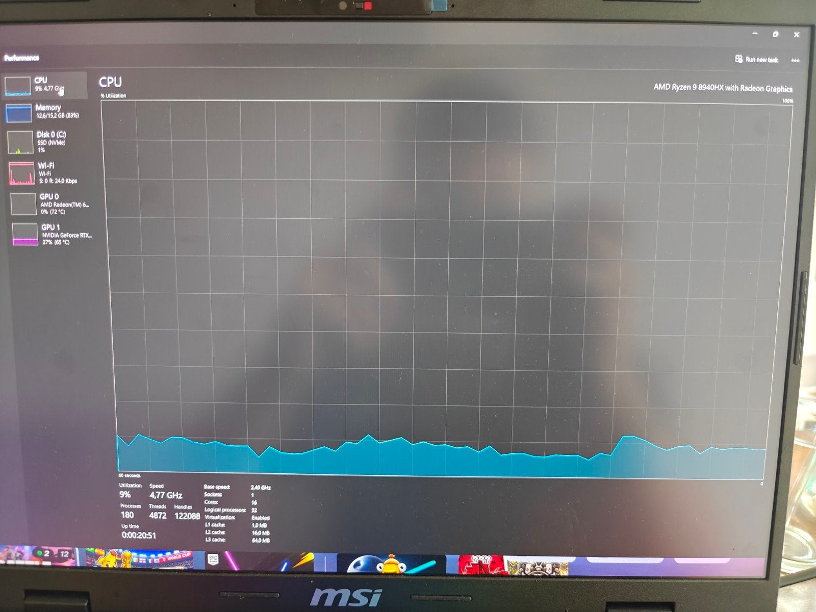 MSI Crosshair A16 HX D8W Gaming Laptop - Ryzen 9, RTX 5060, MSI, Ryzen 9 8940HX, 15 inch, Ophalen of Verzenden