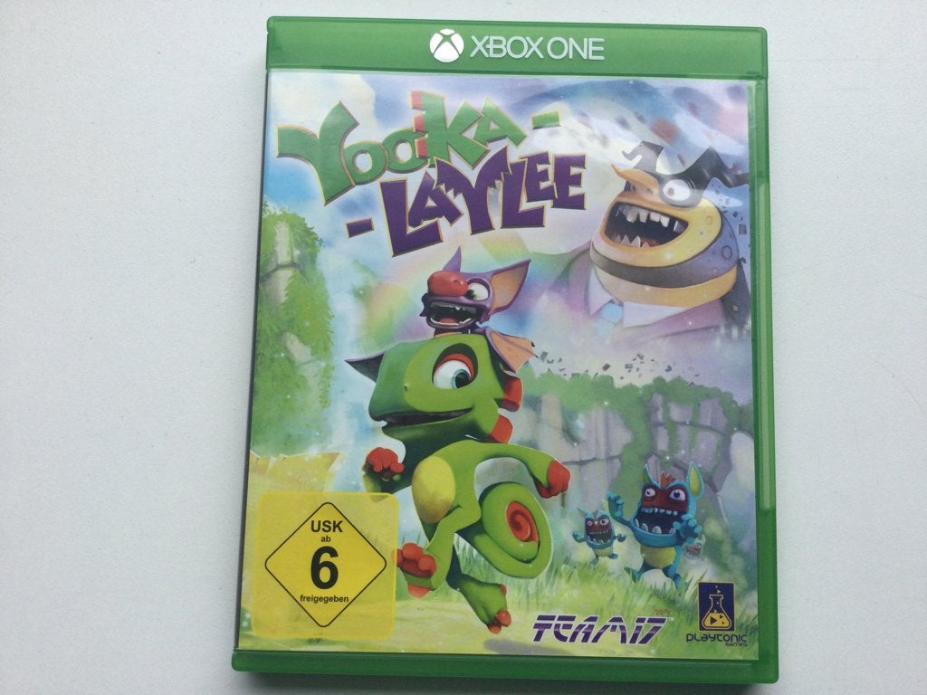 Yooka-Laylee Microsoft Xbox One Spiel, Avontuur en Actie, 1 speler, Ophalen of Verzenden, Zo goed als nieuw