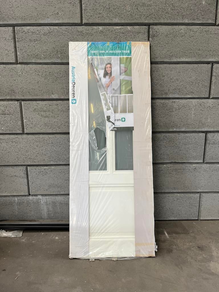 Zo goed als Austria binnendeur Veere Stomp 231.5x88 cm, Ophalen, 80 tot 100 cm, 215 cm of meer, Binnendeur