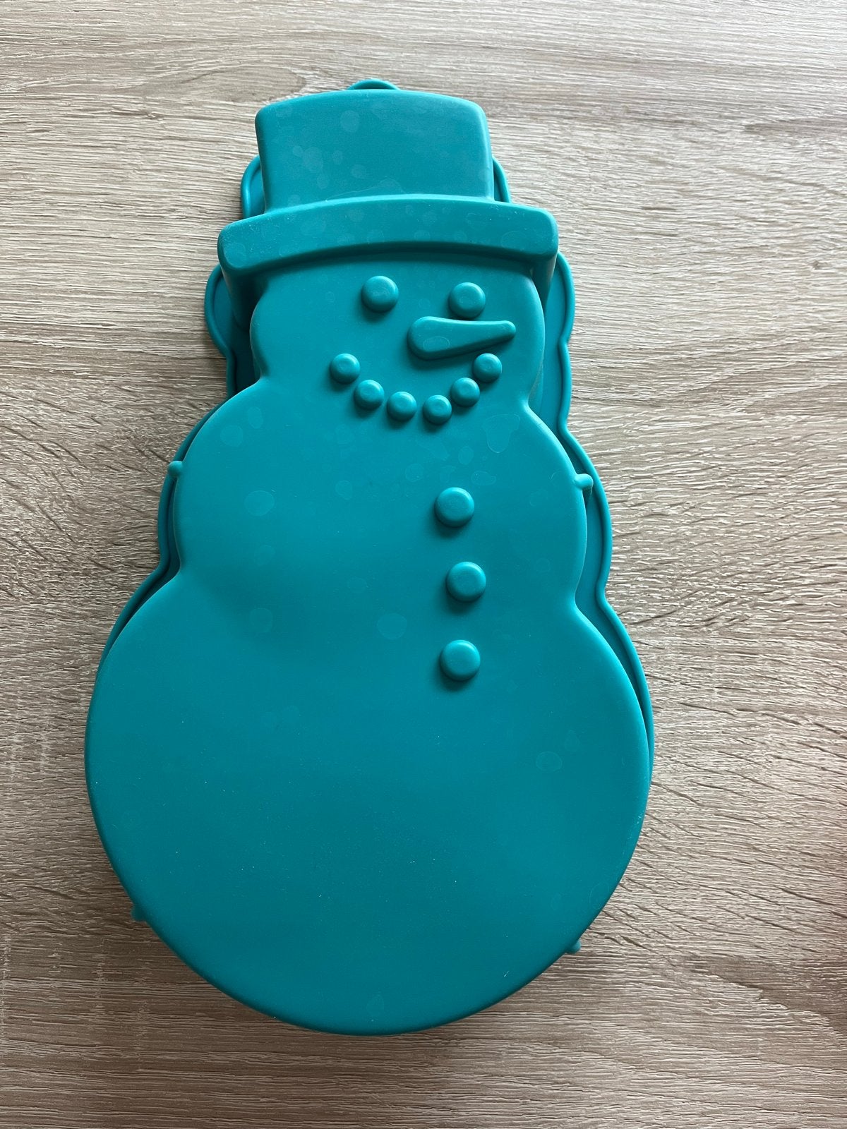 Siliconen bakvorm sneeuwpop, Overige typen, Ophalen of Verzenden, Zo goed als nieuw, Meerkleurig