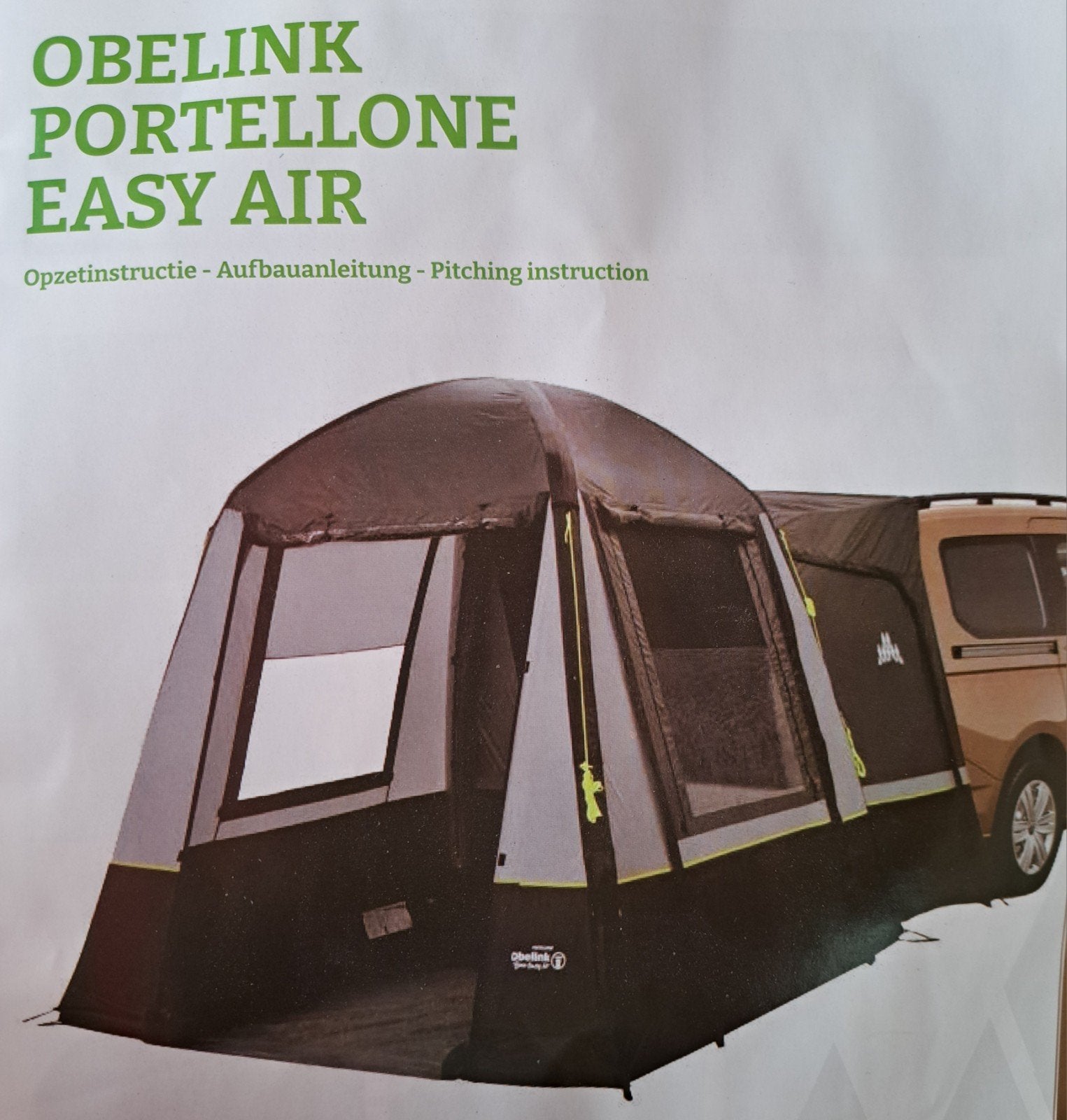 BUSTENT PORTELLONE EASY AIR, Caravans en Kamperen, Ophalen, Zo goed als nieuw