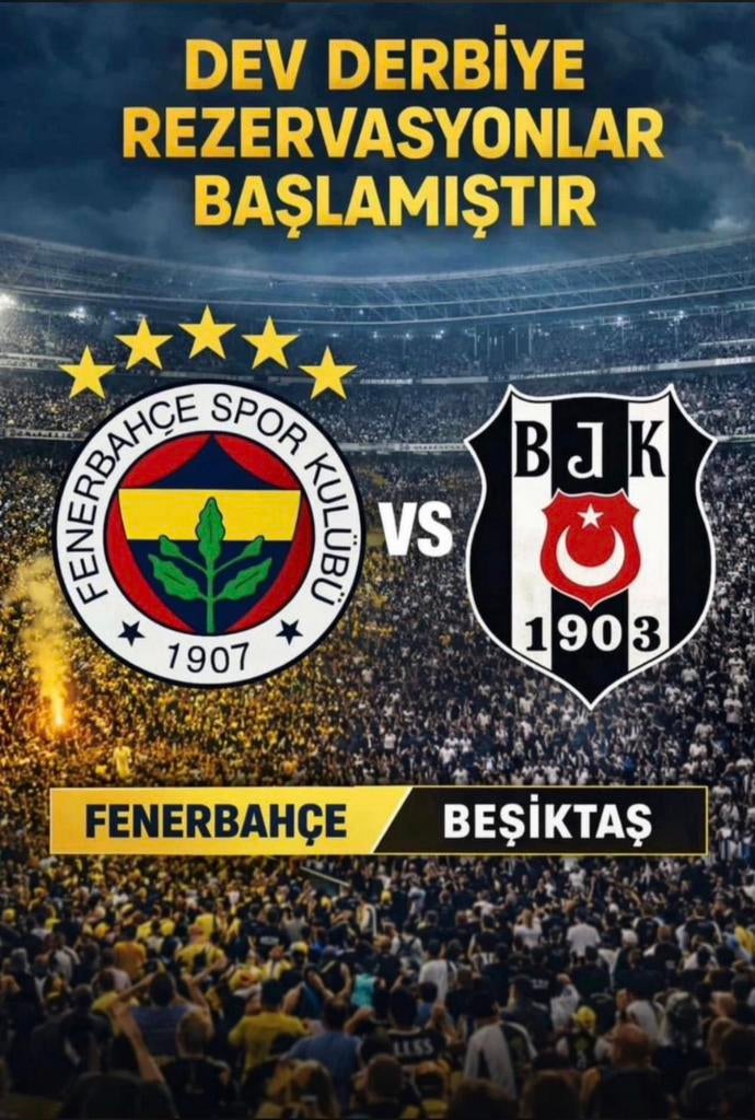 Fenerbahce besiktas derbisi, Seizoenskaart, Eén persoon